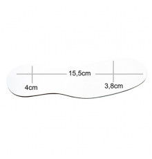 MZP 532 Вестибулярное зеркало Acteon, 155x40x38 мм, покрытие CHROMIUM