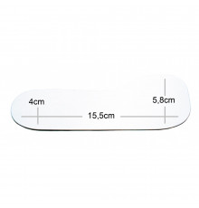 MZP 556 Лингвальное зеркало широкое Acteon, 155x40x58 мм, покрытие PURE REFLECT