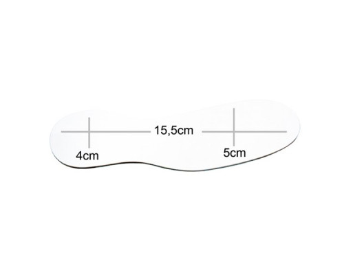 MZP 562 Латеральное зеркало Acteon, 155x40х50 мм, покрытие CHROMIUM