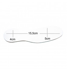 MZP 566 Латеральное зеркало Acteon, 155x40x50 мм, покрытие PURE REFLECT