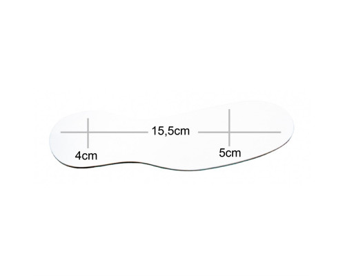 MZP 566 Латеральное зеркало Acteon, 155x40x50 мм, покрытие PURE REFLECT