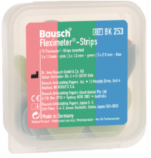 Полоски Fleximeter-Strips BK 253 гибкие (15 листов) ассорти, Bausch
