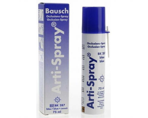 Спрей Arti-Spray ВК 287 синий для проверки окклюзии 75 мл, Bausch