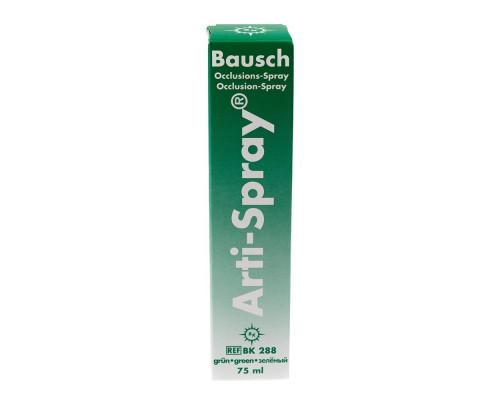 Спрей Arti-Spray ВК 288 зеленый для проверки окклюзии 75 мл, Bausch
