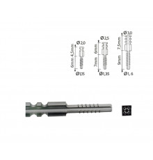Анкерные штифты из титана Radix-Anker Long №2 Dentsply Maillefer, C026100000200