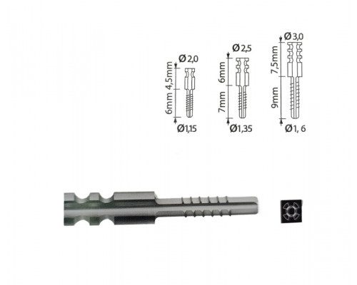 Анкерные штифты из титана Radix-Anker Long №2 Dentsply Maillefer, C026100000200