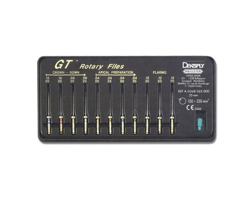 System Greater Taper (GT) Rotary files 04/20 Dentsply Maillefer, А052022500400