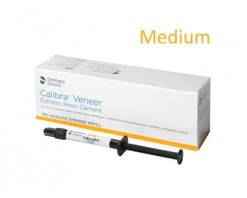 Паста примерочная Calibra Try-in цвет Medium (2 шпр. х 1,8 г) Dentsply, арт. 607302