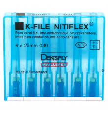 K-File NITIFLEX 25 мм №030 (К-файлы Нитифлекс) Dentsply Maillefer (уп. 6 шт.), A012N02503012