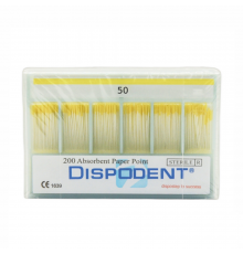 Штифты бумажные Dispodent 02 №50 (200шт)