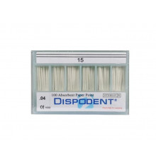 Штифты бумажные Dispodent 04 №15 (100шт)