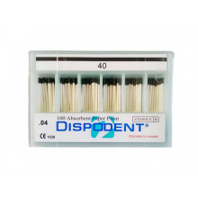 Штифты бумажные Dispodent 04 №40 (100шт)