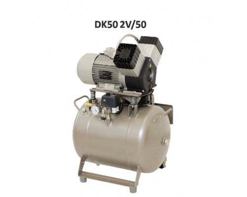 Компрессор DK50 2V/50 для 2 стоматологических установок, Ekom