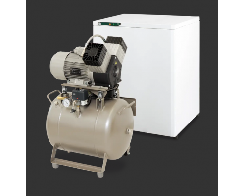 Компрессор DK50 2V/50 для 2 стоматологических установок, Ekom