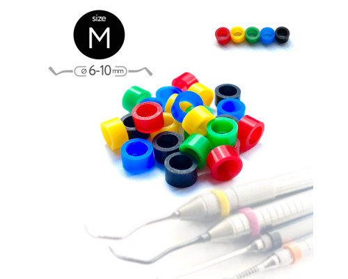 Маркировочные кольца Размер 'M' MIX-5 цветов (уп. 50 шт.) Fabri, арт. 5900-15