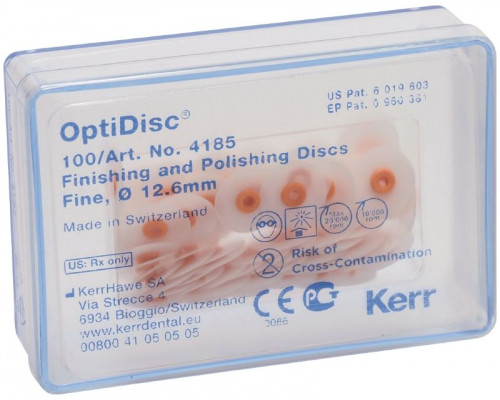 OptiDisc тонкий диск для финирования и полировки (100шт.), 12,6 мм, 4185