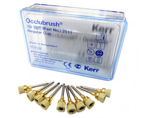 Щеточки полировочные Occlubrush стандартная чашечка (10 шт.), 2510