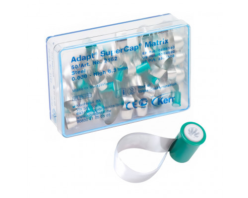 Матрицы стальные SuperCap Matrices Dead-Soft (50шт., стальные, 0,03, высота 6,3мм), 2162