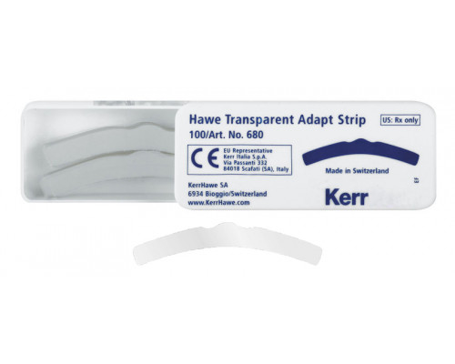 Матрицы Hawe Adapt Transparent Strips прозрачные (100 шт), 680