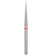 Бор алмазный 859L-016F-FG форма конус, остроконечный длинный, мелкое зерно (1шт), NTI
