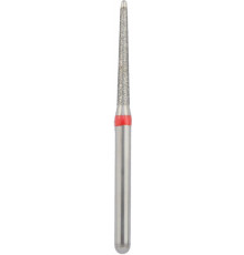 Бор алмазный 857-012F-FG форма конус круглый с безопасной верхушкой, мелкое зерно (1 шт), NTI