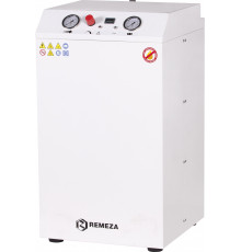 Remeza КМ-24.OLD15К безмасяный компрессор для 1 установки, ресивер 24 л., в шумозащитном кожухе, размер 500х505х900 мм, Ремеза, арт. УТ-00000887