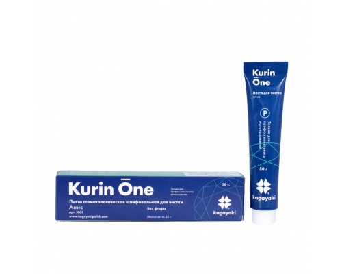 Паста стоматологическая шлифовальная Kagayaki Kurin One, масса 50 г., 3031