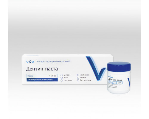 Дентин-паста, без отдушки, (50 г), ВладМиВа