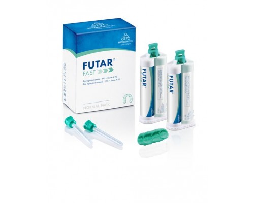 Futar  Fast  2х50 мл материал стоматологический слепочный для регистрации прикуса с высокой конечной твердостью быстротвердеющий