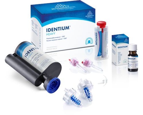 Identium Heavy Intro - вязкотекучий оттискной материал с коротким временем прибывания во рту (1 x 380 мл), Kettenbach 14724
