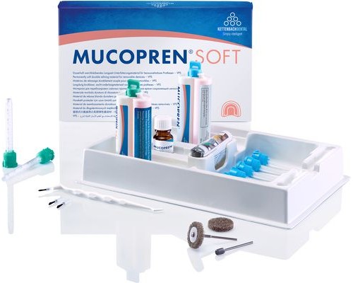  Mucopren Soft базовый набор на основе А-силикона для перебазировки протезов, Kettenbach 28105