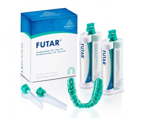 Futar   2 х 50 мл материал стоматологический слепочный  материал для регистрации прикуса с высокой конечной твердостью