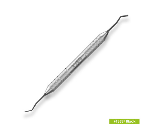 Двухсторонний штопфер Fabri, 10 мм, покрытие TiN черного цвета, арт. 1353F Black