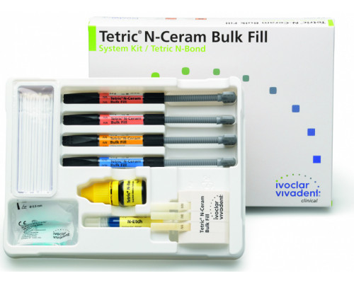 Tetric N-Ceram  Bulk Fill Sys. 4x3.5g/N-Bond – рентгеноконтрастный композит для реставраций